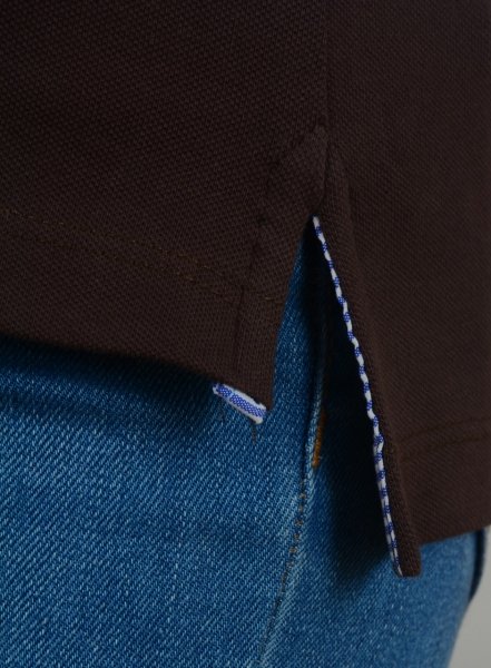 POLO YAKA-REGULAR/SLİM FİT KAHVERENGİ