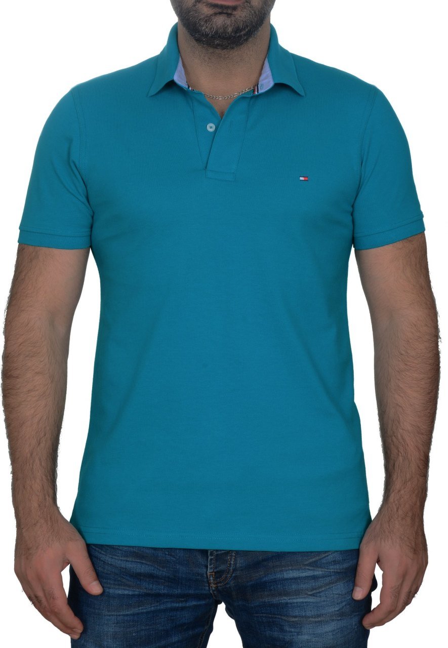 POLO YAKA -REGULAR/SLİM FİT - PETROL YEŞİL