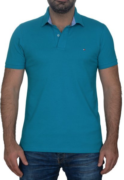 POLO YAKA -REGULAR/SLİM FİT - PETROL YEŞİL