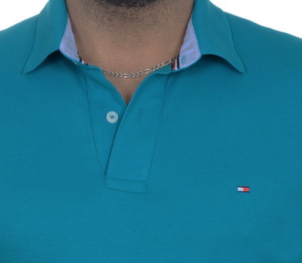 POLO YAKA -REGULAR/SLİM FİT - PETROL YEŞİL