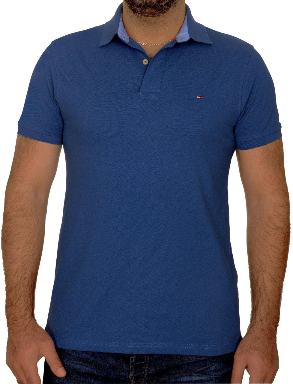 POLO YAKA -REGULAR/SLİM FİT - İNDİGO