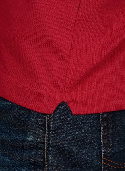 POLO YAKA -REGULAR/SLİM FİT - KIRMIZI