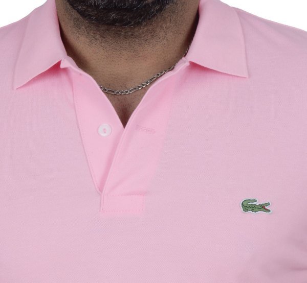POLO YAKA -REGULAR/SLİM FİT - PEMBE