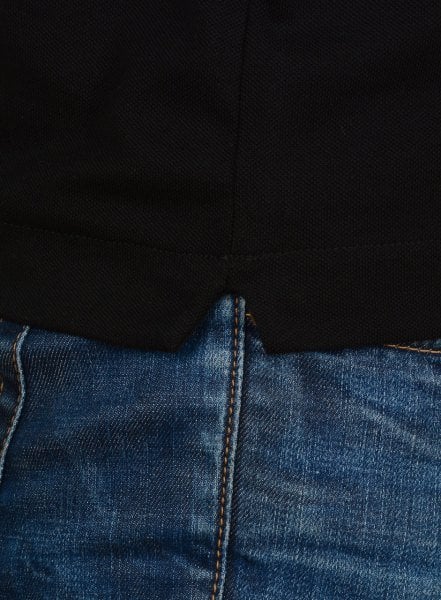 POLO YAKA -REGULAR/SLİM FİT - SİYAH