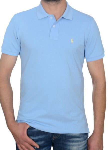 POLO YAKA -REGULAR/SLİM FİT - AÇIK MAVİ