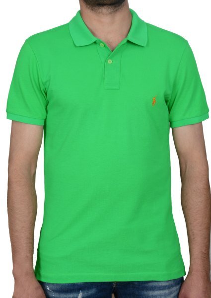 POLO YAKA -REGULAR/SLİM FİT - ELMA YEŞİL