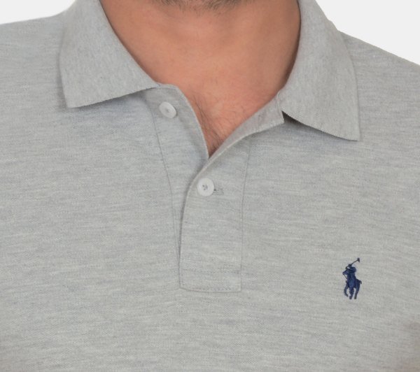 POLO YAKA -REGULAR/SLİM FİT - GRİ