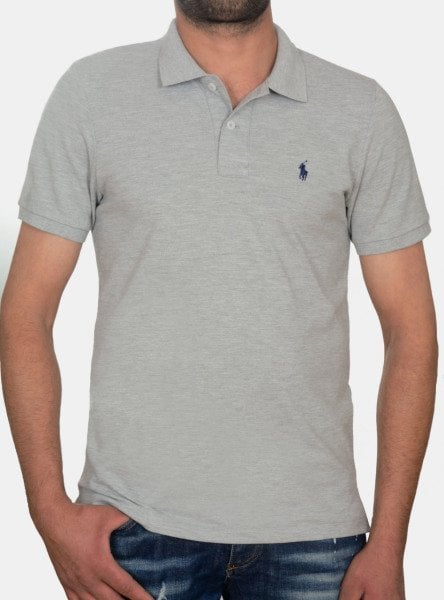 POLO YAKA -REGULAR/SLİM FİT - GRİ