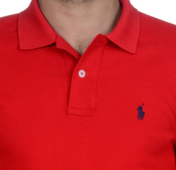 POLO YAKA -REGULAR/SLİM FİT - KIRMIZI