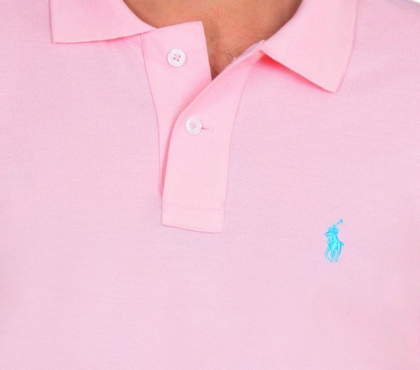 POLO YAKA -REGULAR/SLİM FİT - PEMBE