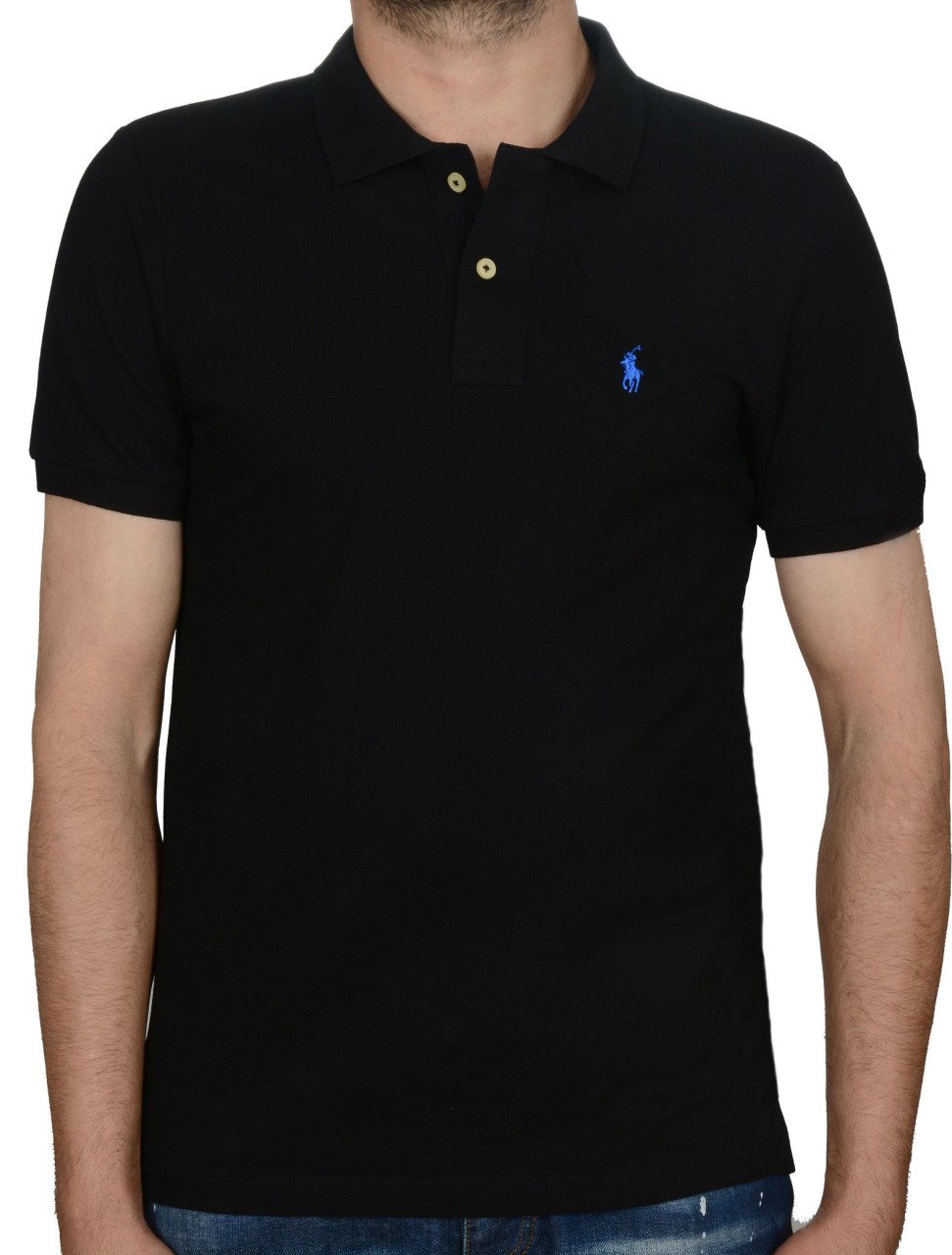 POLO YAKA -REGULAR/SLİM FİT - SİYAH