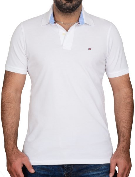 POLO YAKA -REGULAR/SLİM FİT - BEYAZ