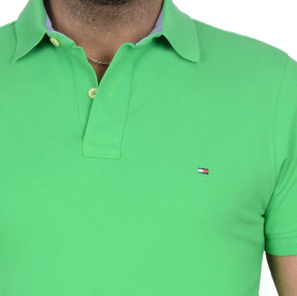 POLO YAKA -REGULAR/SLİM FİT - ELMA YEŞİL