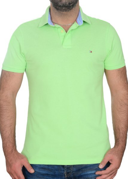 POLO YAKA -REGULAR/SLİM FİT - FISTIK YEŞİLİ