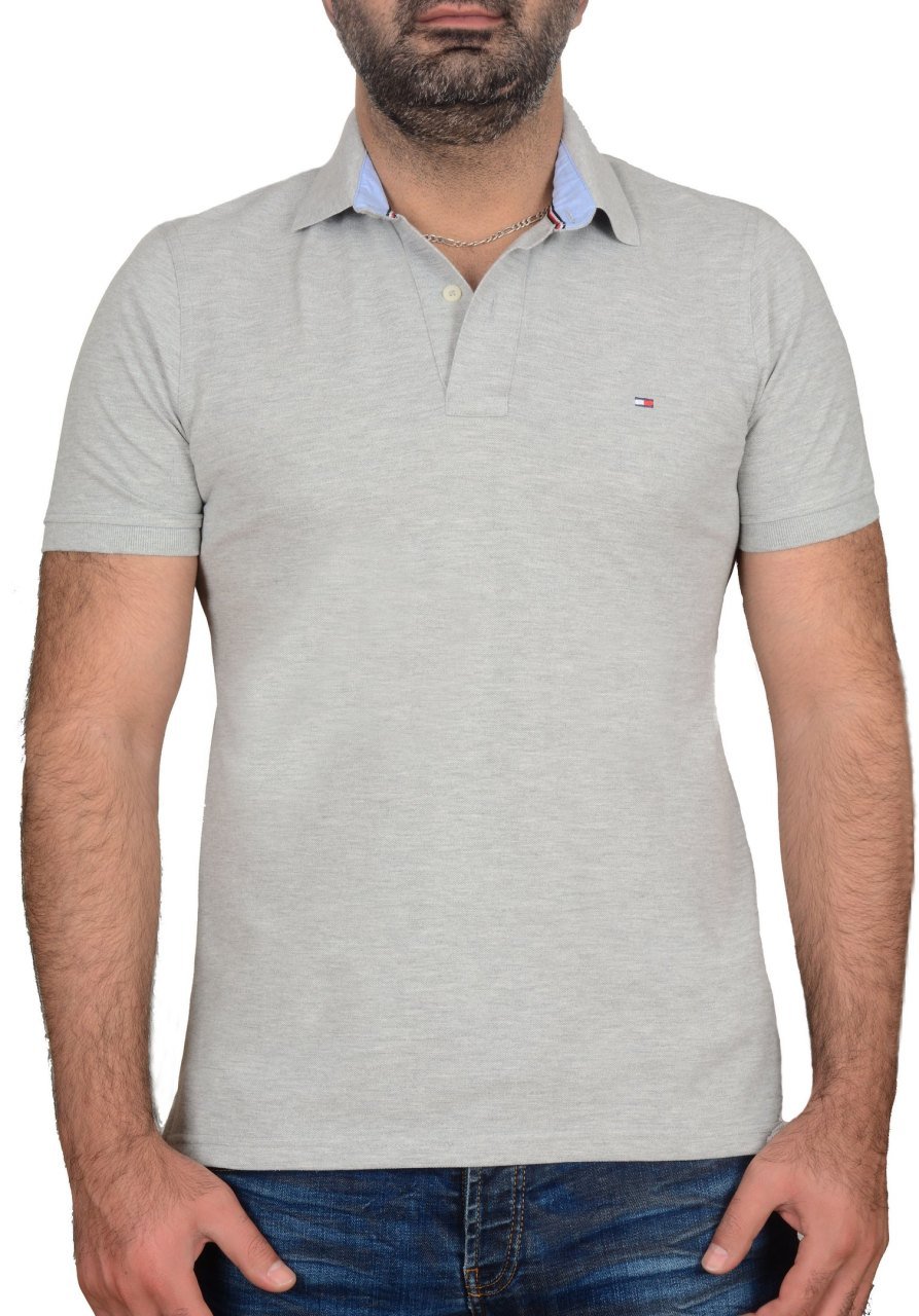 POLO YAKA -REGULAR/SLİM FİT - GRİ