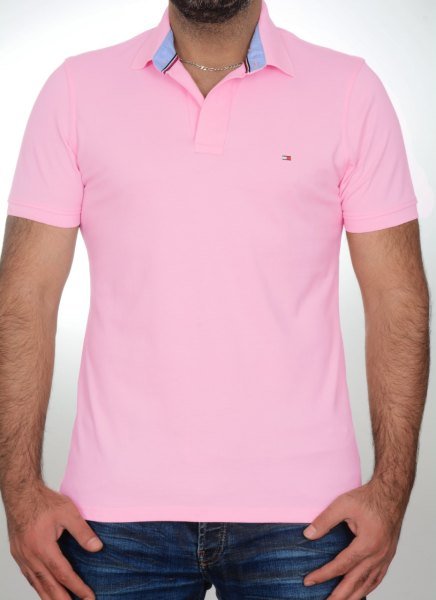 POLO YAKA -REGULAR/SLİM FİT - PEMBE