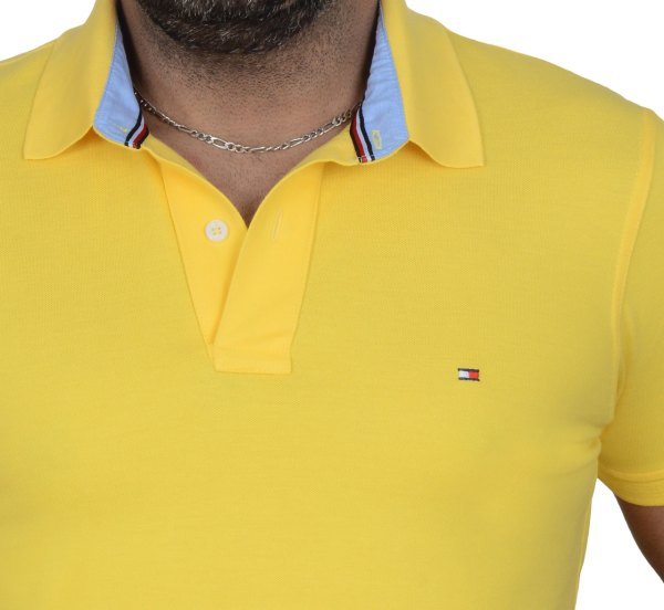 POLO YAKA -REGULAR/SLİM FİT - SARI
