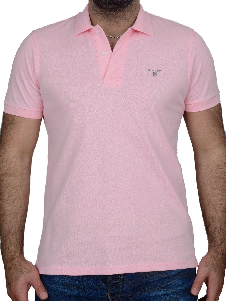 POLO YAKA - REGULAR/SLİM FİT - PEMBE
