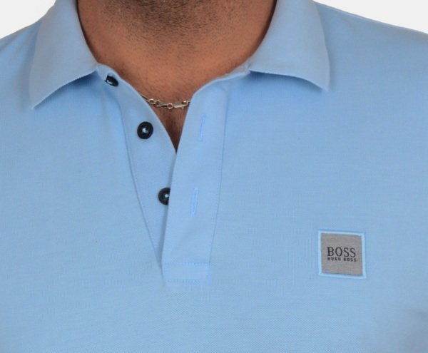 POLO YAKA -REGULAR/SLİM FİT - AÇIK MAVİ