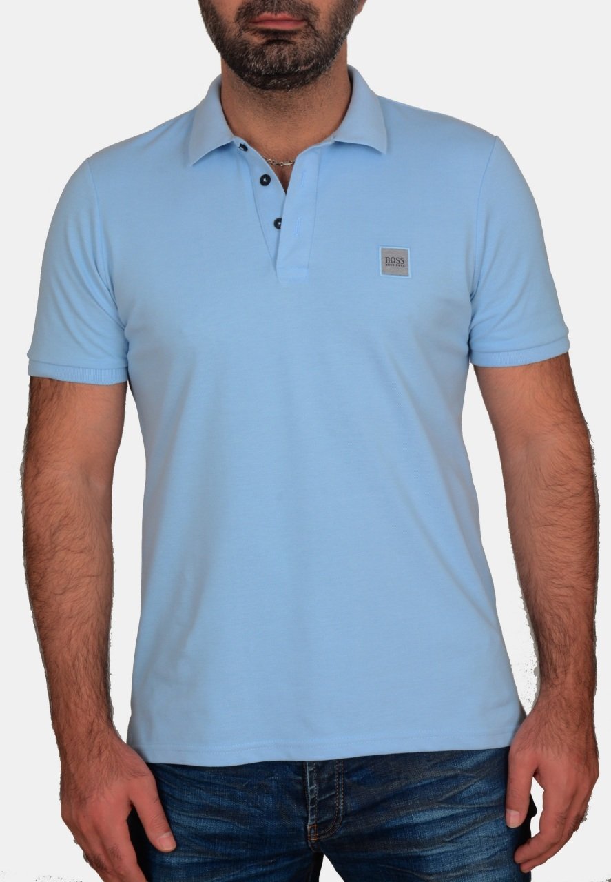 POLO YAKA -REGULAR/SLİM FİT - AÇIK MAVİ