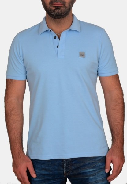 POLO YAKA -REGULAR/SLİM FİT - AÇIK MAVİ