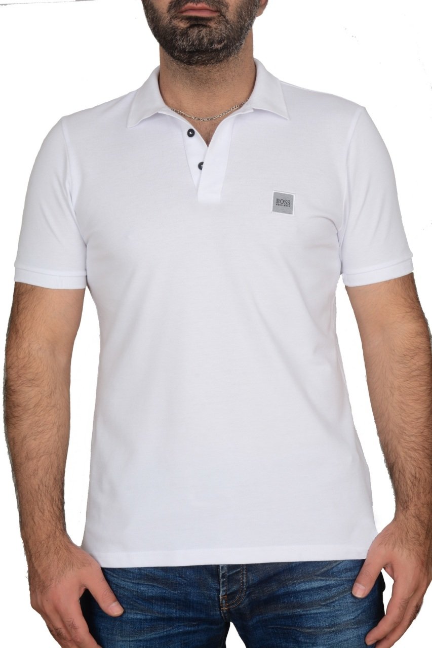 POLO YAKA -REGULAR/SLİM FİT - BEYAZ