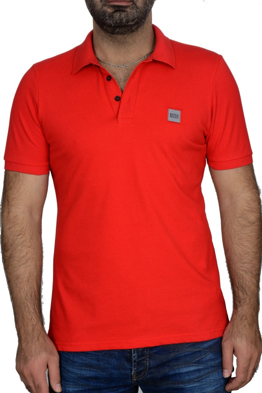 POLO YAKA -REGULAR/SLİM FİT - KIRMIZI