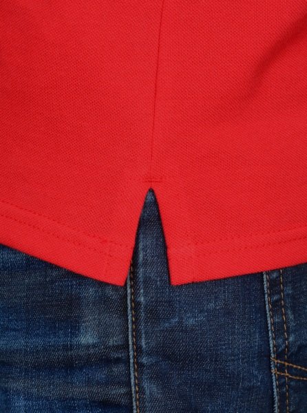 POLO YAKA -REGULAR/SLİM FİT - KIRMIZI