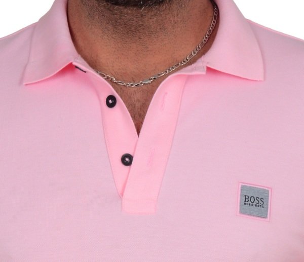 POLO YAKA -REGULAR/SLİM FİT - PEMBE