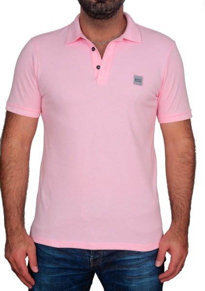 POLO YAKA -REGULAR/SLİM FİT - PEMBE