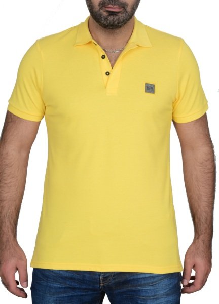 POLO YAKA -REGULAR/SLİM FİT - SARI