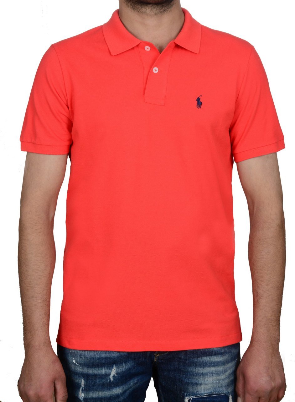 POLO YAKA -REGULAR/SLİM FİT - NAR ÇİÇEĞİ