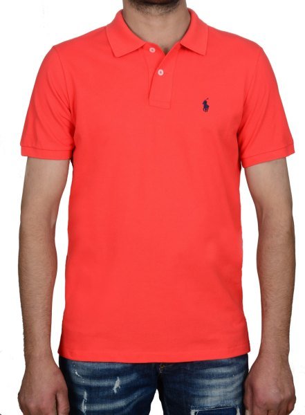 POLO YAKA -REGULAR/SLİM FİT - NAR ÇİÇEĞİ