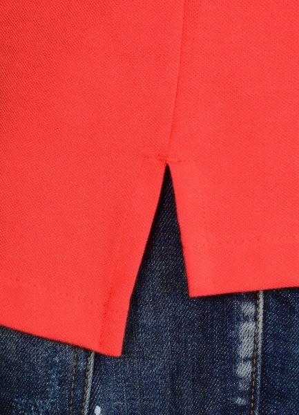 POLO YAKA -REGULAR/SLİM FİT - NAR ÇİÇEĞİ