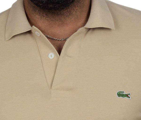 POLO YAKA -REGULAR/SLİM FİT - BEJ