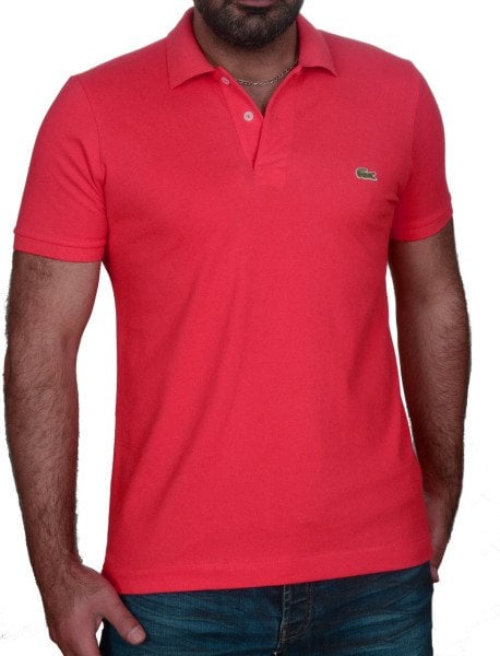 POLO YAKA -REGULAR/SLİM FİT - NAR ÇİÇEĞİ