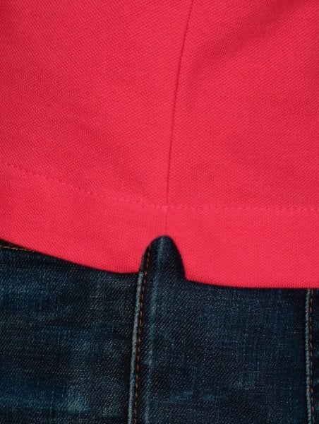 POLO YAKA -REGULAR/SLİM FİT - NAR ÇİÇEĞİ