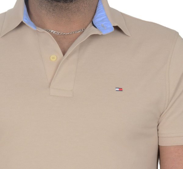 POLO YAKA -REGULAR/SLİM FİT - BEJ