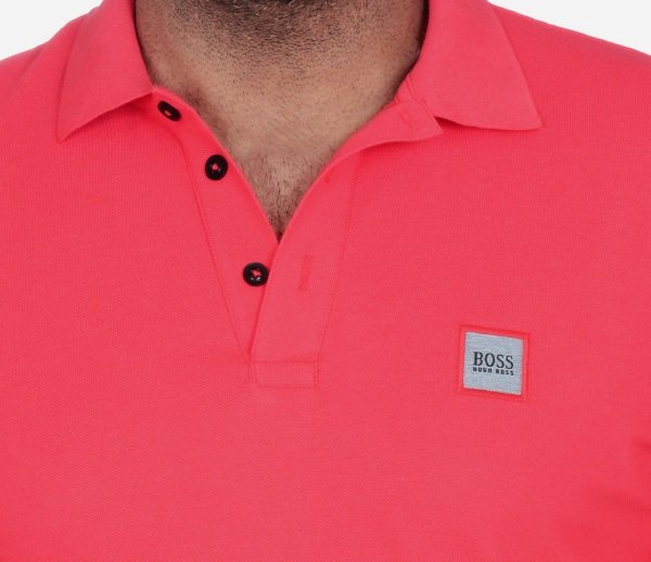 POLO YAKA -REGULAR/SLİM FİT - NAR ÇİÇEĞİ