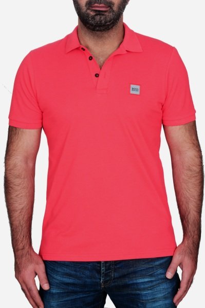 POLO YAKA -REGULAR/SLİM FİT - NAR ÇİÇEĞİ