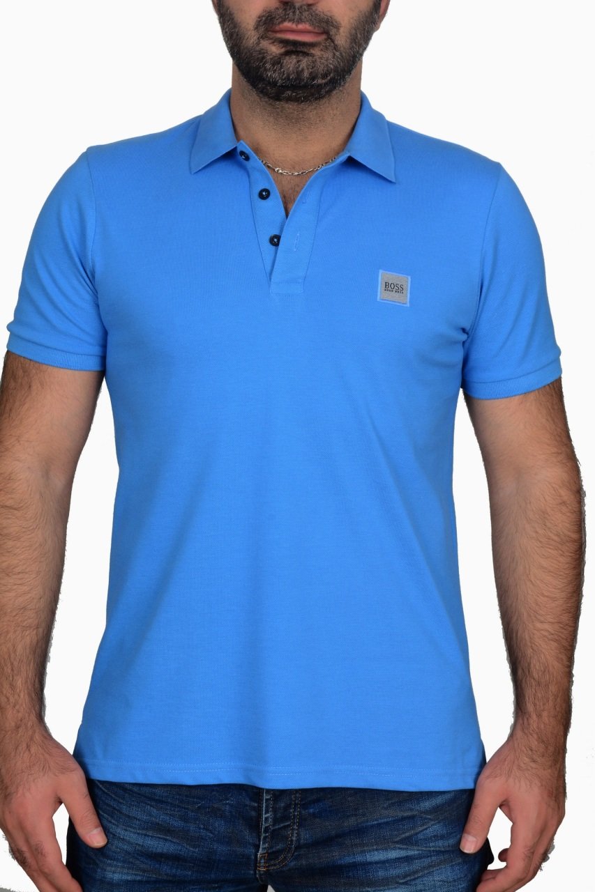 POLO YAKA -REGULAR/SLİM FİT - MAVİ