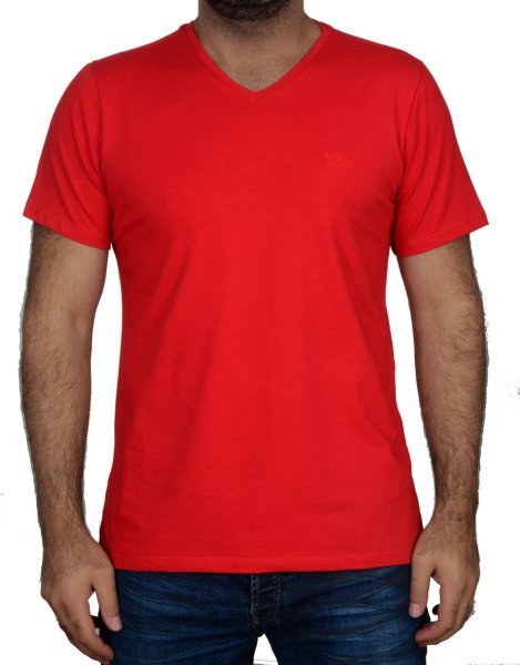 V YAKA -REGULAR/SLİMFİT - KIRMIZI