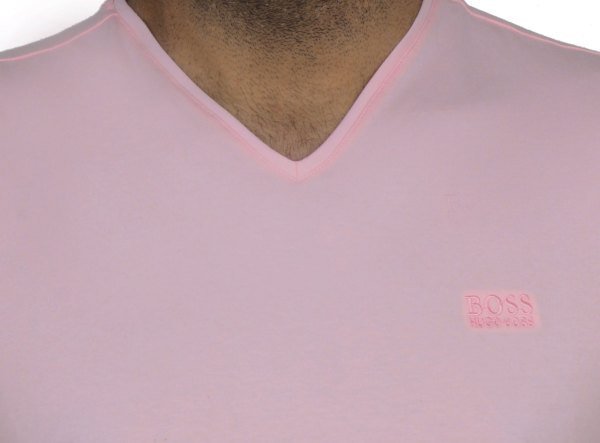 V YAKA -REGULAR/SLİMFİT - PEMBE