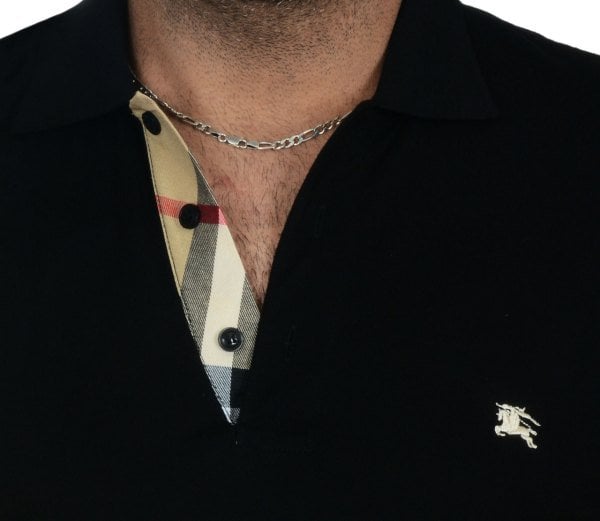 POLO YAKA -REGULAR/SLİM FİT - SİYAH