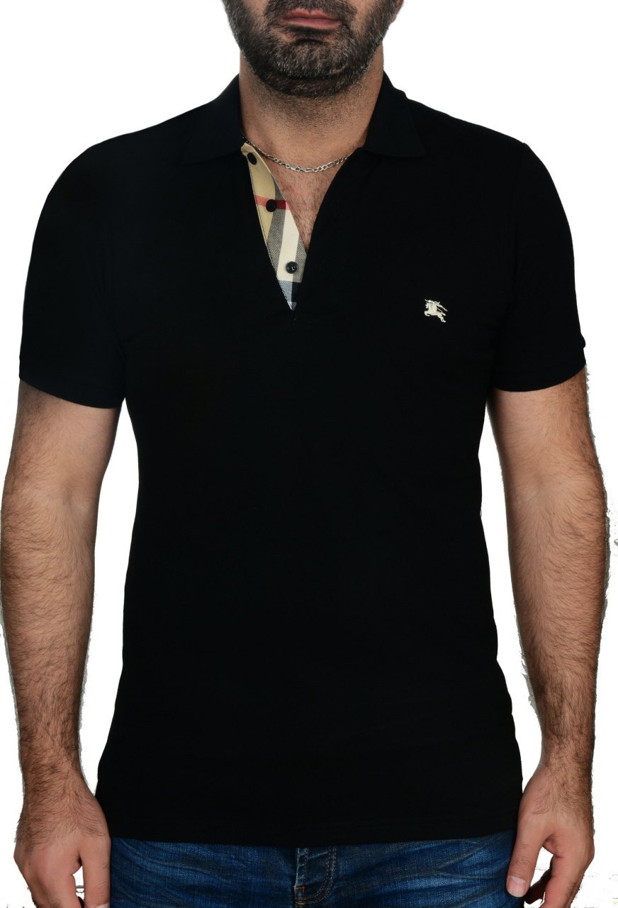 POLO YAKA -REGULAR/SLİM FİT - SİYAH