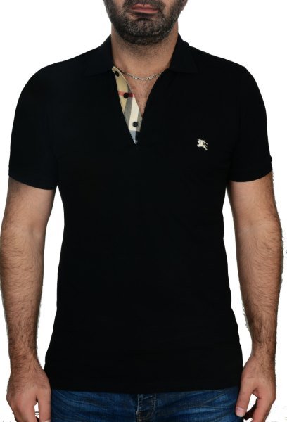 POLO YAKA -REGULAR/SLİM FİT - SİYAH