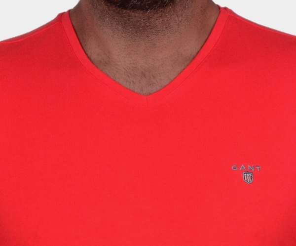 V YAKA -REGULAR/SLİM FİT - NAR ÇİÇEĞİ