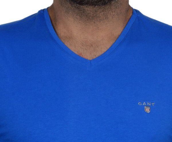 V YAKA -REGULAR/SLİM FİT - PARLAMENT MAVİ