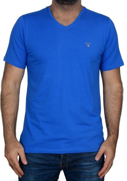 V YAKA -REGULAR/SLİM FİT - PARLAMENT MAVİ