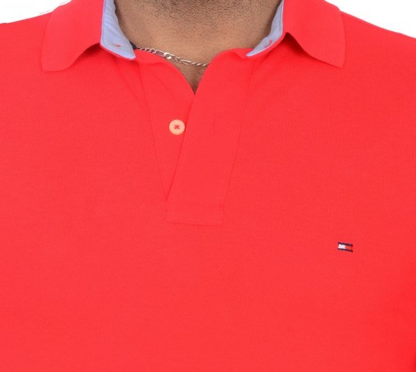 POLO YAKA -REGULAR/SLİM FİT - NAR ÇİÇEĞİ